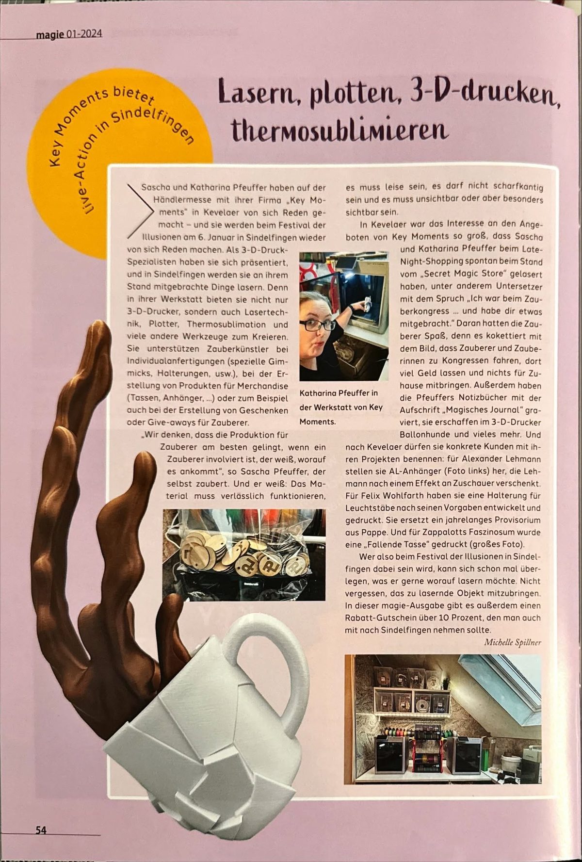 Die „magie“ berichtet über uns (Ausgabe 01-2024)